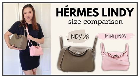 hermes mini lindy dupe|mini lindy size.